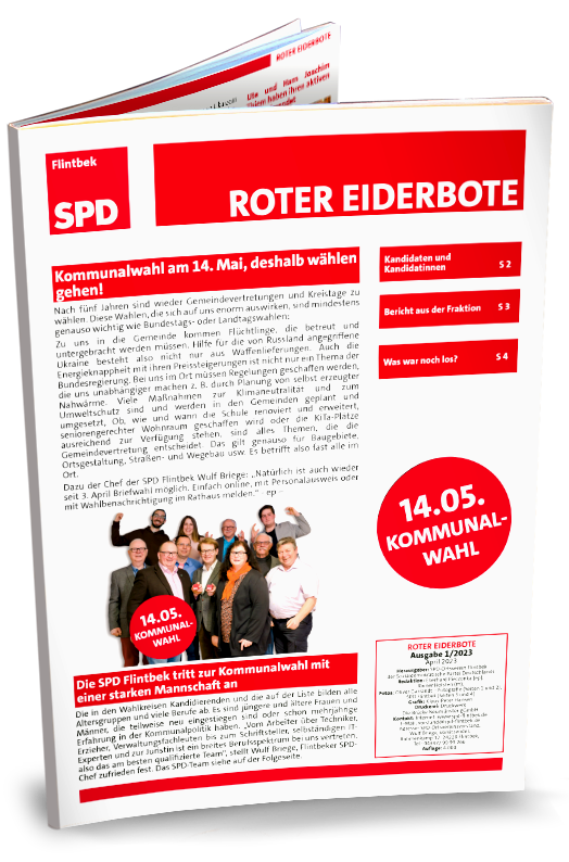 Roter Eiderbote April 2023 (Kommunalwahl)